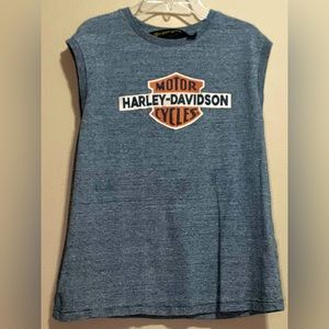Harley Davidson crewneck muscle shirt
